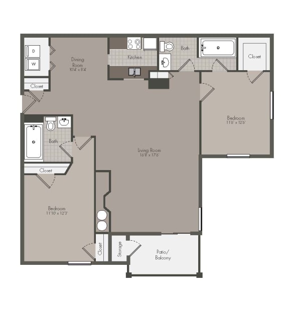 Floor Plans of Mallard Creek in Charlotte, NC